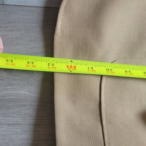 Vintage Clipper Craft Mens Beige Blazer Jacket W/ Gold Buttons Lined Size 42R - Picture 7 of 7